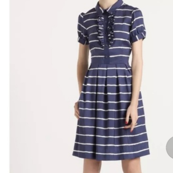 kate spade Dresses & Skirts - Kate Spade Violetta navy striped dress